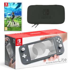 Nintendo Switch Lite (Grey) The Legend of Zelda: Breath of the Wild Pack