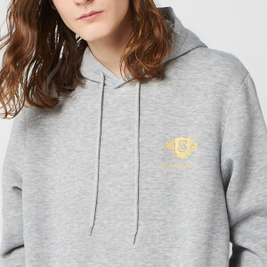 Sweat à capuche Unisexe Harry Potter Slytherin Brodé - Gris