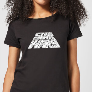 Star Wars The Rise Of Skywalker Trooper Filled Logo Women's T-Shirt - Black