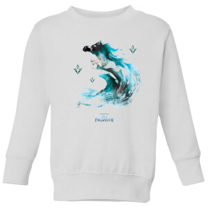 Frozen 2 Nokk Water Silhouette Kids' Sweatshirt - White