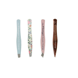 The Vintage Cosmetic Company 4 Piece Mini Tweezer Set