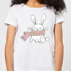 Christmas Rabbit Women's T-Shirt - White