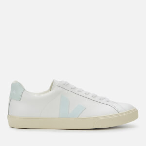 Veja Women's Esplar Leather Trainers - Extra White/Menthol