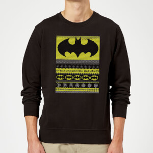 Batman Christmas Sweatshirt - Black