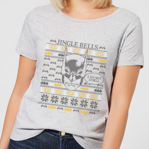 Batman I Do Not Smell Women's Christmas T-Shirt - Grey