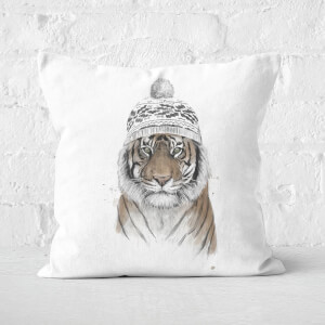 Siberian Tiger Square Cushion