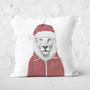 Santa Lion Square Cushion