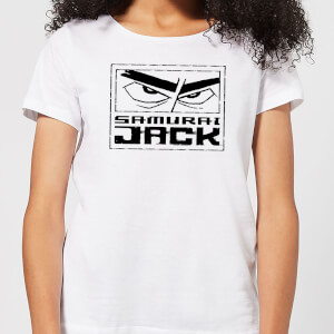 Samurai Jack Stylised Logo Women's T-Shirt - White