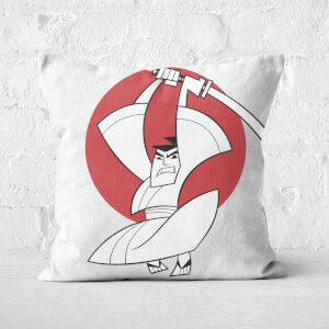 Samurai Jack Sunrise Square Cushion