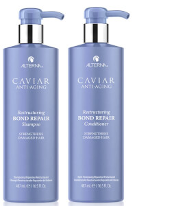 Alterna Caviar Anti-Aging Restructuring Bond Repair Shampoo and Conditioner 16.5 oz