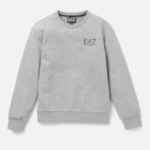 Emporio Armani EA7 Boys' Small Logo Sweatshirt - Medium Grey Melange