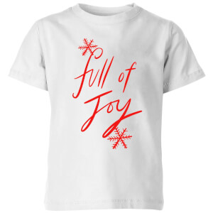 Full Of Joy Kids' T-Shirt - White