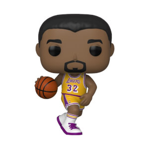 NBA Legends Magic Johnson Lakers Home Jersey Pop! Vinyl Figure