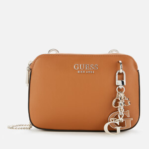 Guess Women's Sherol Convertible Cross Body Bag - Cognac/Multi