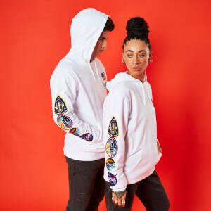 Felpa con cappuccio NASA Mission - Bianco - Unisex