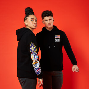 Felpa con cappuccio NASA Mission - Nero - Unisex