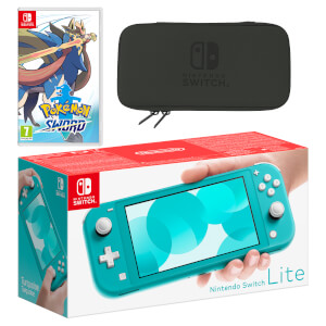 Nintendo Switch Lite (Turquoise) Pokémon Sword Pack