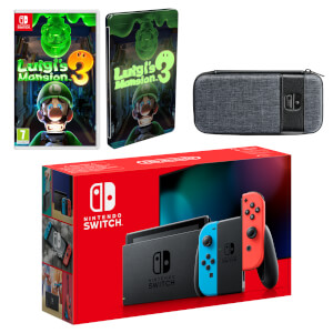 Nintendo Switch (Neon Blue/Neon Red) Luigi's Mansion 3 Pack