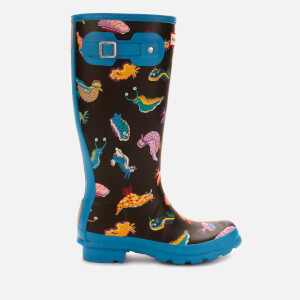 Hunter Kids' Original Sea Monster Wellies - Blue Bottle