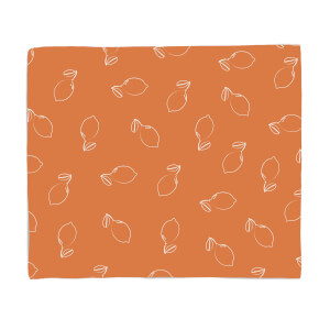 Lemons Fleece Blanket