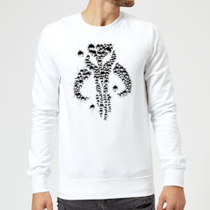 The Mandalorian Blaster Skull Sweatshirt - White
