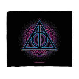 Harry Potter Deathly Hallows Fleece Blanket