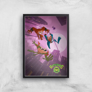 Battle Toads Hop A3 Giclee