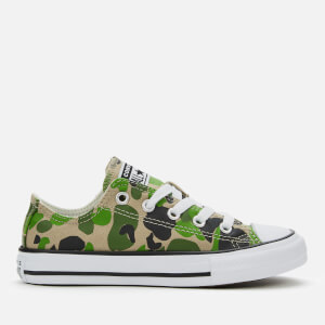 KIDS Toddlers Boys Girl CONVERSE All Star CAMO HIGH TOP Trainers Boots SIZE UK 8