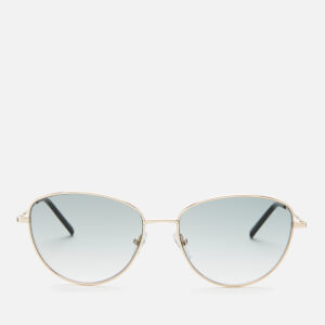 DKNY Women's Butterfly Metal Frame Sunglasses - Green