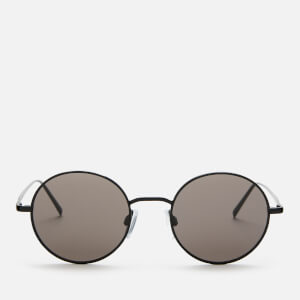 DKNY Women's Round Frame Sunglasses - Gunmetal/Smoke