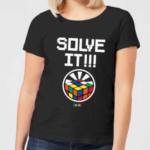 Solve It!!! Cube Glow Women's T-Shirt - Black