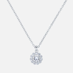 Ted Baker Women's Lramza: Daisy Crystal Daisy Pendant - Silver/Crystal