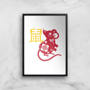 Chinese Zodiac Rat Giclee Art Print