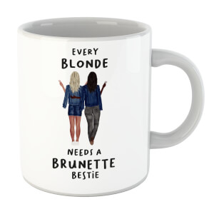 Every Blonde Needs A Brunette Bestie Mug