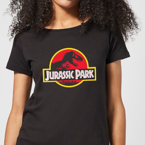 Classic Jurassic Park Logo Women's T-Shirt - Black