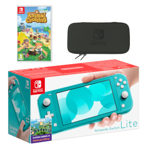 Nintendo Switch Lite (Turquoise) Animal Crossing: New Horizons Pack