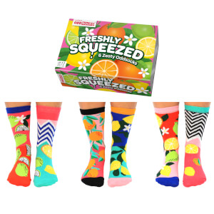 United Oddsocks Women's Freshly Squeezed Socks Gift Set