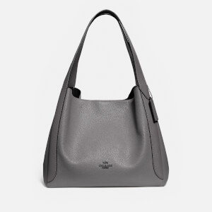 Coach hadley leather hobo bag heather grey clearance