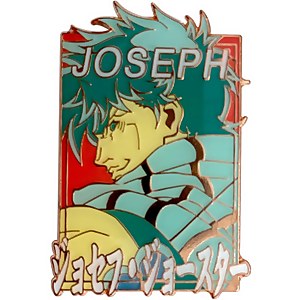 Jojo's Bizarre Adventure Pastel Joseph Enamel Pin