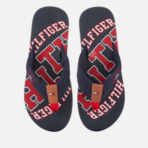 michael kors flip flops mens navy