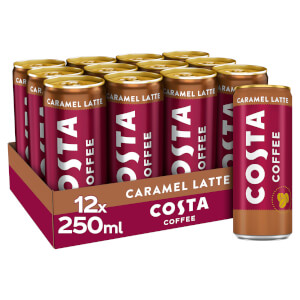 Costa Coffee Caramel Latte 12 X 250ml Your Coca Cola Uk