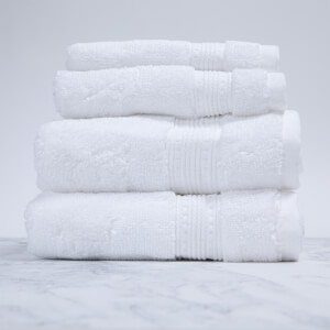 Charisma 4 Piece White Towel Bale Set