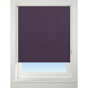 deep purple roller blind 60cm homebase
