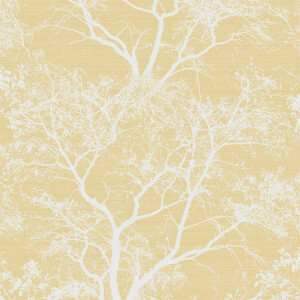 Holden Decor Whispering Trees Textured Metallic Glitter Yellow Wallpaper Homebase Women's blue top, model, long hair, brunette, green eyes, portrait. holden decor whispering trees textured metallic glitter yellow wallpaper