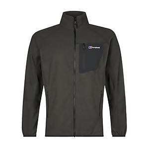 Berghaus mens deception hooded full zip fleece jacket carbon Clearance