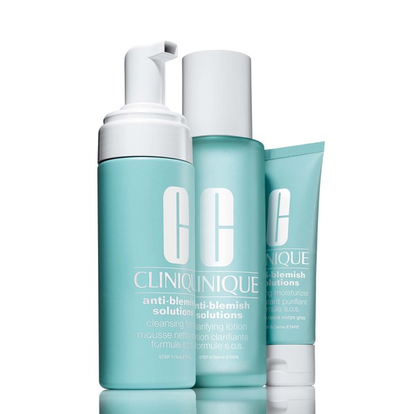 Clinique Anti Blemish Solutions 3 Step System coffret anti-imperfections Clinique Anti Blemish Solutions 3 Step System coffret anti-imperfections