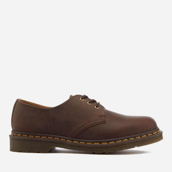 Dr. Martens Men's 1461 Crazy Horse Leather 3-Eye Shoes - Gaucho - Free ...