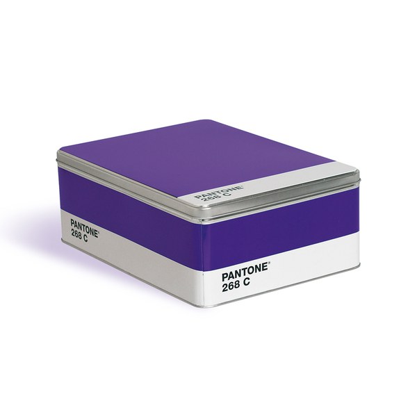 Seletti Pantone 268 Royal Purple Metal Storage Box IWOOT