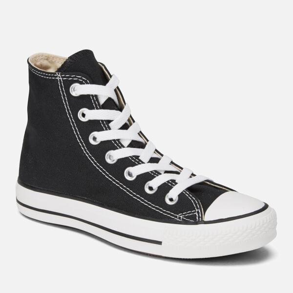 Converse Chuck Taylor All Star Canvas Hi-Top Trainers - Black - Free UK ...