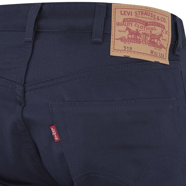 Levi's Vintage Men's 519 Bedford Pants - Navy Cord - Free UK Delivery ...